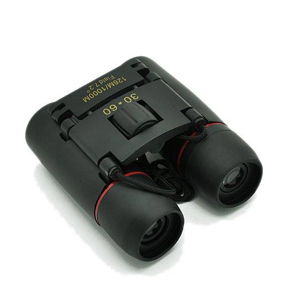 30X60 Zoom Mini Portable Outdoor Binoculars Folding Telescopes