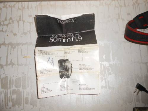 YASHICA FX -3 super 2000 CAMERA and 50mm LENS, 2 FLASHES, Wata Flash Grip and camera BAG