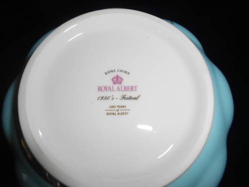 SALE Royal Albert Festival 3-Piece Tea Set. Still boxed