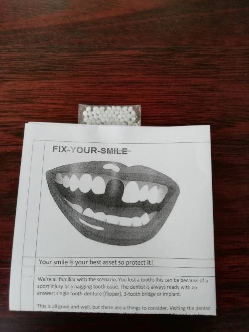 FIX YOUR SMILE - FREE DELIVERY