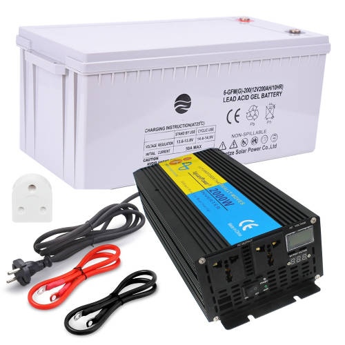 BACKUP BATTERY & INVERTER SYSTEM For Home Emergency Power Loadshedding Kit