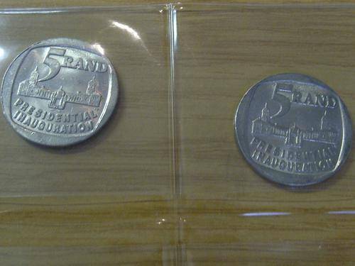 1994 AU Inauguration R5  - VERY VERY SCARCE COINS IN GOOD CONDITION