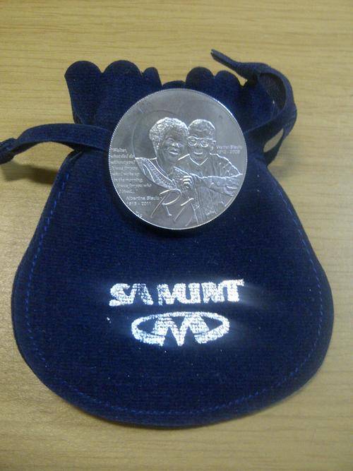 FIRST TIME ON BOB - Walter Sisulu R1 UNC - Released today from SA-MINT