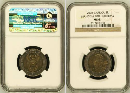 MS61 Mandela Birthday Coin - SUPER SCARCE COIN TO GET - DON'T LOSE THIS ONE FOR YOUR COLLECTION