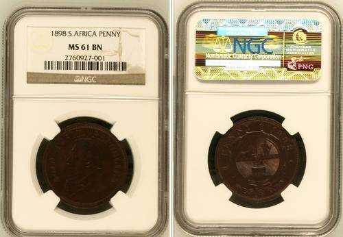 1898 1P MS61BN Not every day on BOB in this high grade