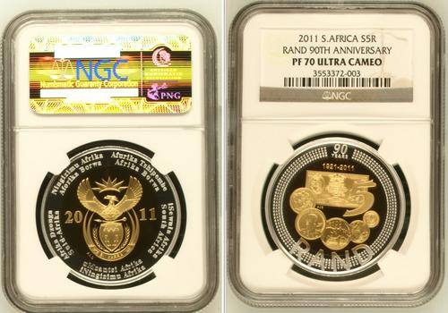 2011 SARB 90th Anniversary PF70UC Crown Coins - They are getting scarce