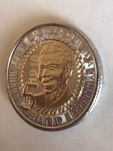 UNC Coins - 2018 Mandela 100th Birthday Commemorative R5 Coins Uncirculated