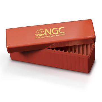 NGC Red & Gold Display Box
