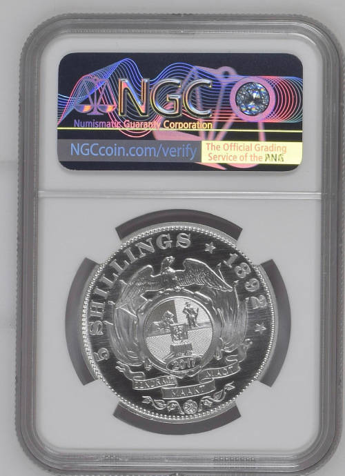 HOT - 1892 5 SHILLING 125TH ANNIVERSARY - FINEST KNOWN PF70UC