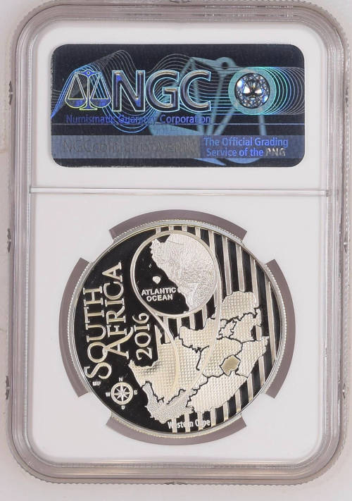 VERY SCARCE COIN-Mintage 97 - HOT 2016 South Africa Cape West Coast Biosphere Reserve People PF70UC