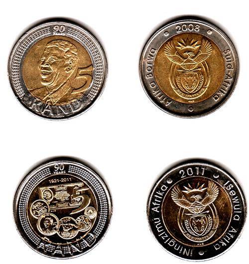 90th Birthday Combo Coin Mandela & Reserve Bank -  Sets in Zip Bags