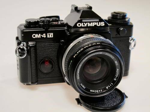 Olympus OM-4Ti with Zuiko 50mm f1,8***Titanium Body,Excellent ++***