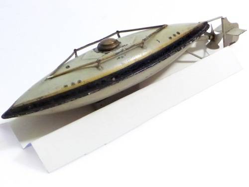 Fleischmann German Clockwork Tin Submarine***VERY RARE,1911-1920***