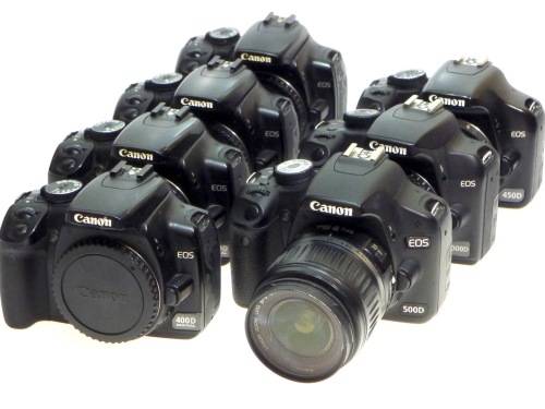 Canon DSLR Job Lot,7x Bodies,1x Lens***Untested,Spares or Repairs***