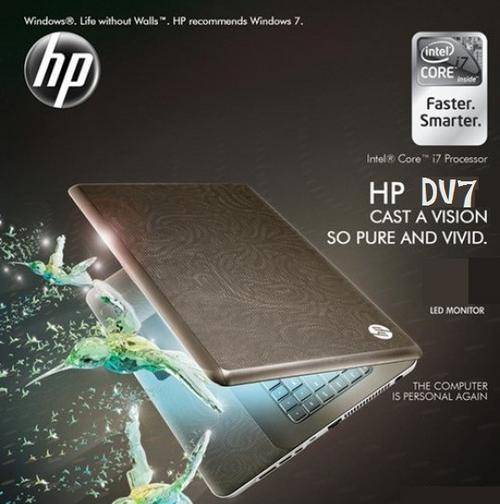 Hp Pavilion DV7 Core i7 1TB, 1GB Graphics, 6GB Ram. Monster Gaming Notebook