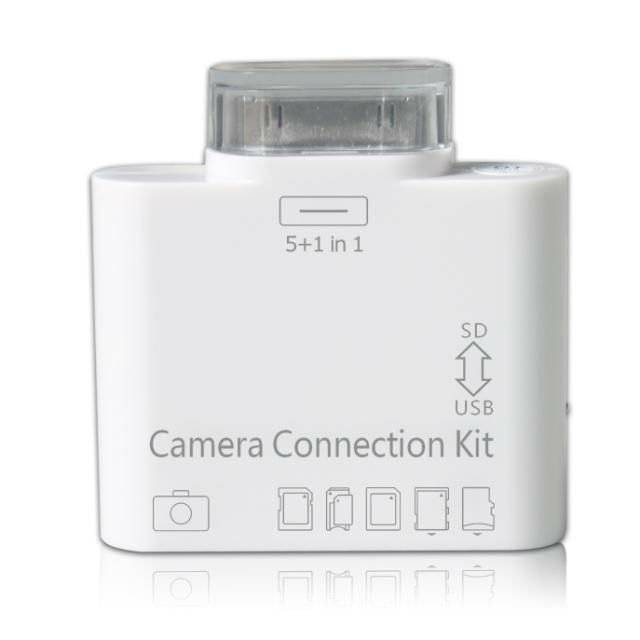 5 in 1 Camera Connection Kit Card Reader Adapter for iPad 1, 2, 3