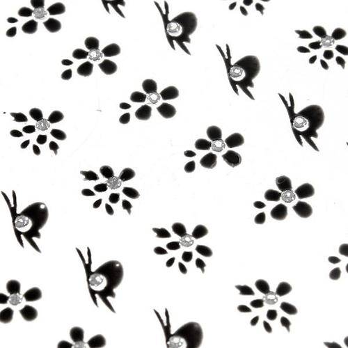 Nail Art Stickers #02 - Black