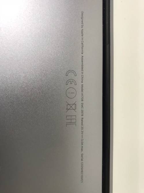 APPLE MACBOOK PRO (13-inch, 2016) ***SPARES ONLY******