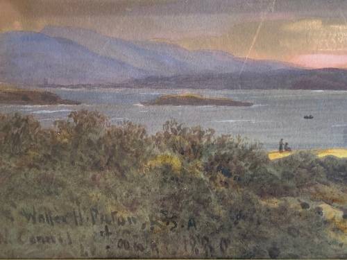 SCOTTISH LANDSCAPE WATERCOLOUR ARTIST WALLER HUGH PATON RSA RSW 1828- 1895
