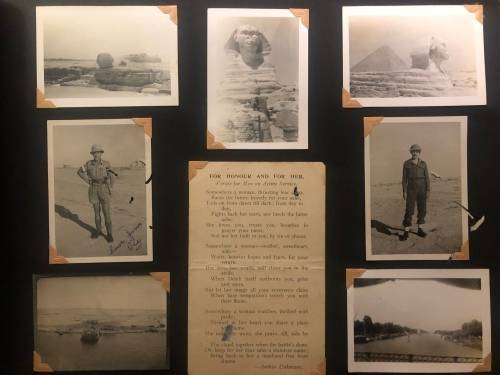 A RARE SA WW2 PHOTO ALBUM OF THE WESTERN DESERT EAST AFRICA CAMPAIGN **over 180 photos**