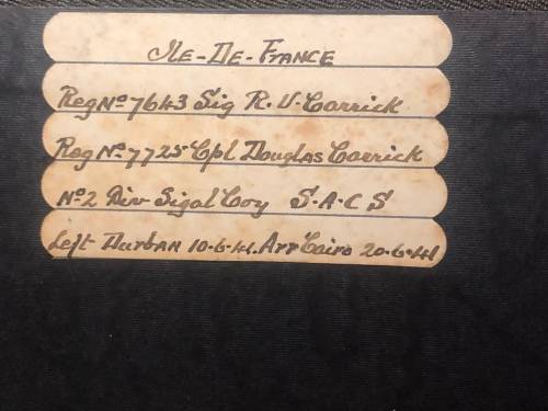A RARE SA WW2 PHOTO ALBUM OF THE WESTERN DESERT EAST AFRICA CAMPAIGN **over 180 photos**