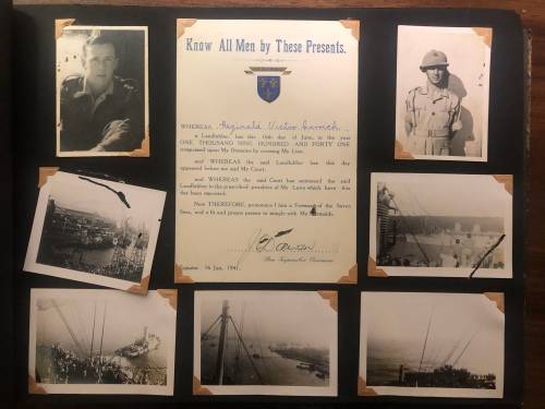 A RARE SA WW2 PHOTO ALBUM OF THE WESTERN DESERT EAST AFRICA CAMPAIGN **over 180 photos**
