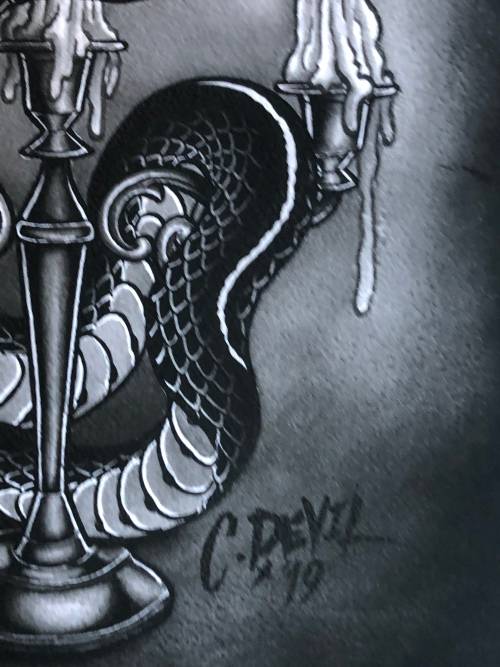 AN ORIGINAL INK TATOO ART SCREENPRINT