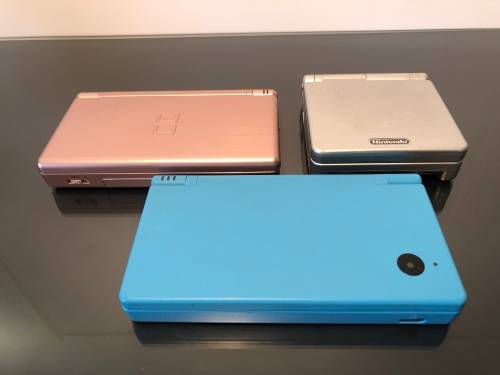 THREE NINTENDO HAND HELD CONSOLES ***UNTESTED****