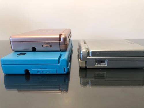 THREE NINTENDO HAND HELD CONSOLES ***UNTESTED****