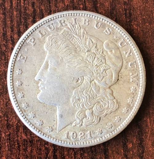 1921 USA Silver Morgan Dollar (S)