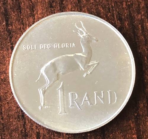 1965 RSA Proof Silver R1 Coin (English)