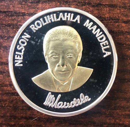 Nelson Mandela 1oz Pure SILVER Medallion