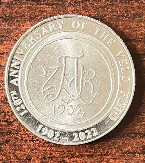 120th Anniversary of the Veld Pond 1oz SILVER Medallion
