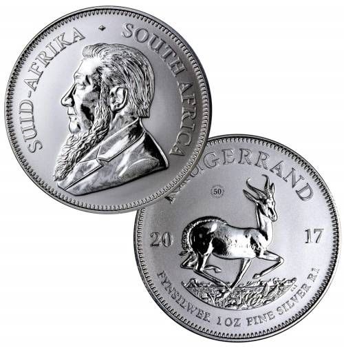 2017 SILVER 1oz PU Krugerrand (50th Anniversary)