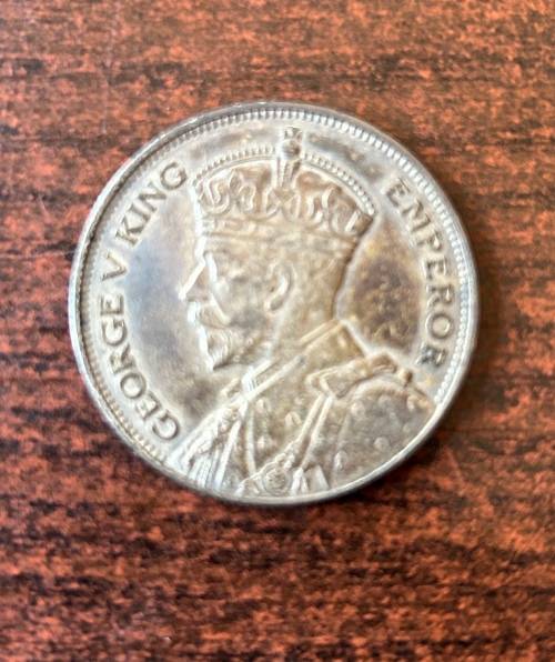 1935 Southern Rhodesia SILVER Half Crown