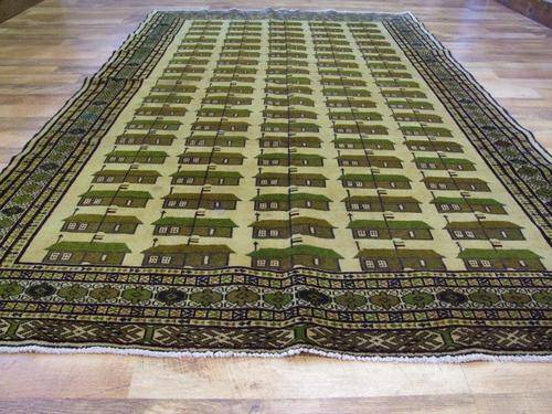 PERSIAN CARPETS & RUGS: TURKMEN WAR RUG - 230x150