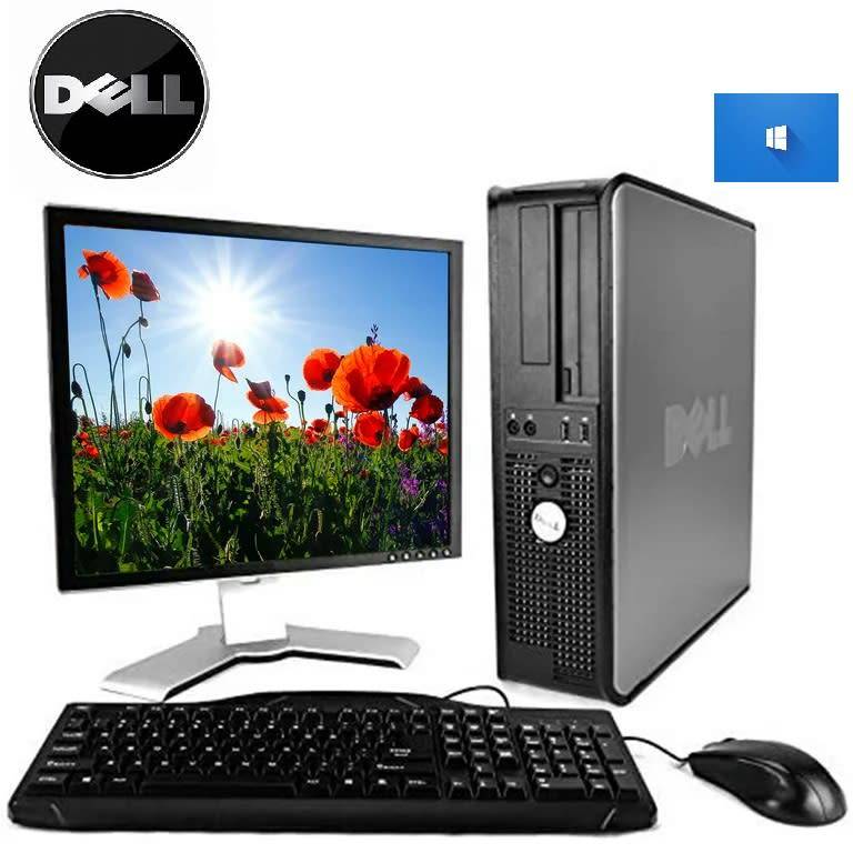 DELL OPTIPLEX  - SFF -Core2duo  - 2GB RAM - 160GB HDD + 17INCH - DELL - LCD - COMPUTER SET -