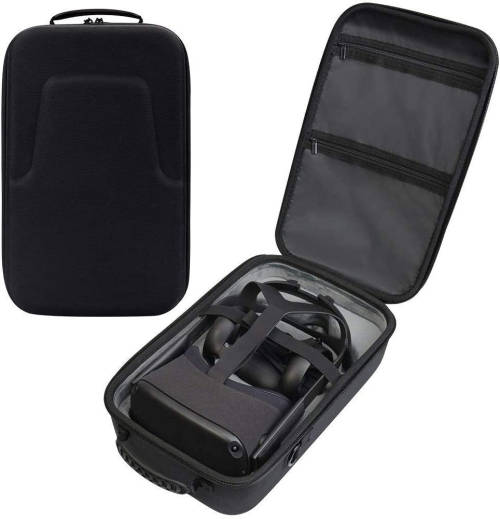 Hard Travel Case for Oculus Quest 1 or Quest 2 VR Gaming Headset Controllers Waterproof Shockproof