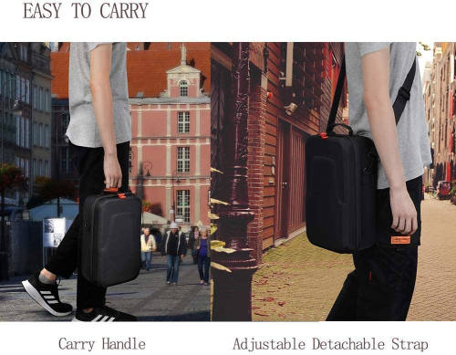 Hard Travel Case for Oculus Quest 1 or Quest 2 VR Gaming Headset Controllers Waterproof Shockproof