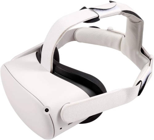Head Pad for Oculus Quest 2 Headband Gravity Pressure Reducing Head Pad Cushion (White)