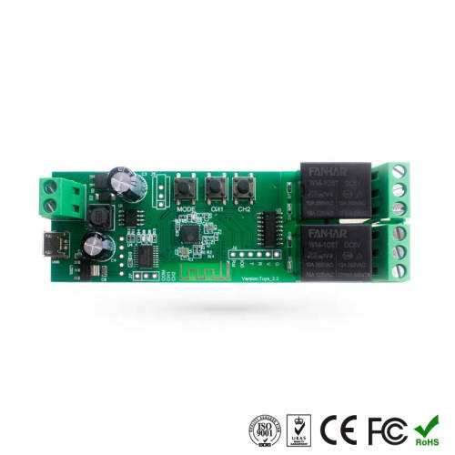 WIFI Control Smart Life Tuya 2CH Door Opener Relay Module