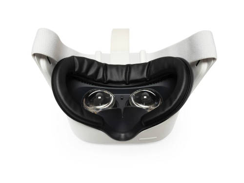 VR Cover Fitness Facial Interface and Foam Set for Oculus Quest 2 (Black)