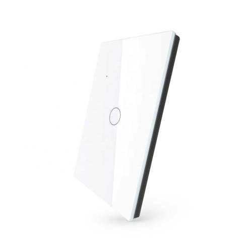 WIFI Control Smart Life Tuya 1CH US LED Neutral or No Neutral Smart Switch with RF433Mhz (White)