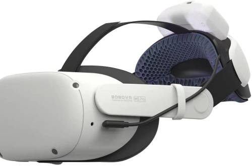 BOBOVR M1 Pro Battery Pack Head Strap for Oculus Quest 2 with 5200mah Replaceable Power Bank