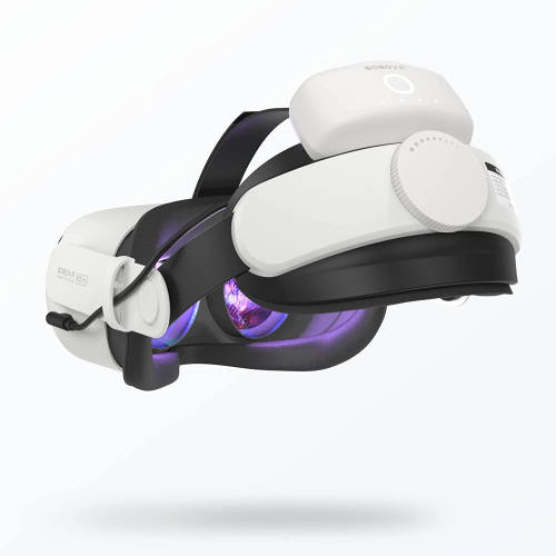 BOBOVR M1 Pro Battery Pack Head Strap for Oculus Quest 2 with 5200mah Replaceable Power Bank