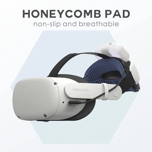 BOBOVR M1 Pro Battery Pack Head Strap for Oculus Quest 2 with 5200mah Replaceable Power Bank