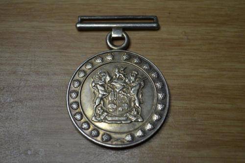 SA Prison Services Faithful Service Medal for 30 Years. Full size.