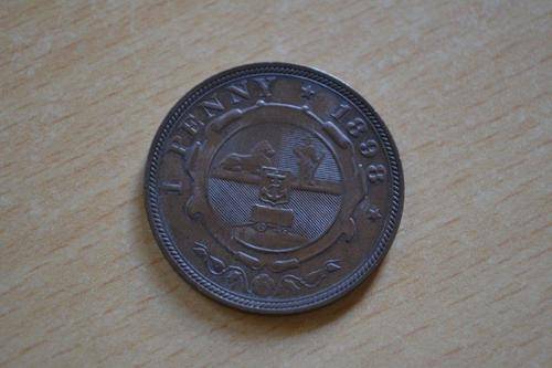 1898 Kruger 1 penny