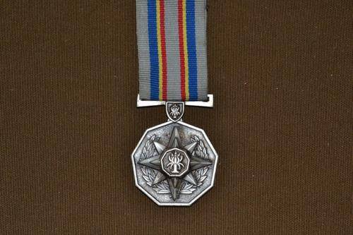 Full size SAPS 20 Year Service medal. Silver.