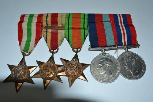 Full Size British Issue WWII group of 6.